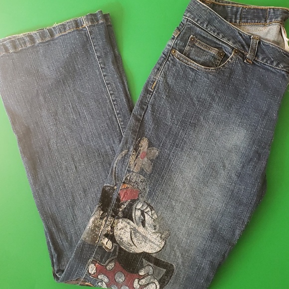 Disney Denim - Disney Minnie Jeans Straight Leg High Rise 10
